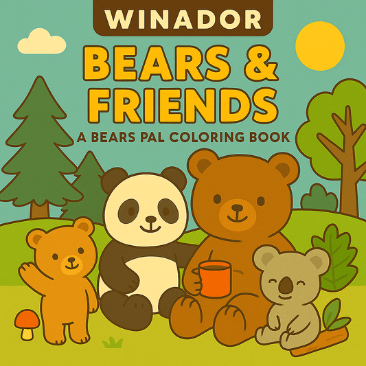 Bears And Friends: A Bears Pal Coloring Book